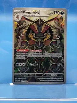 Pokemon Kingambit 220/198SV01 Scarlet Violet Base Illustration Rare Holo Card - Image 1