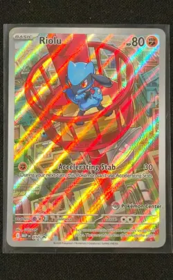 Riolu MEP 010 Black Star Promo Card Pokemon Mega Evolutions NM/M - Image 1