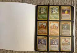 234 Card Vintage Pokemon Collection Binder Lot Base 1st Ed Jungle Fossil Rocket - Image 1