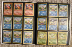 234 Card Vintage Pokemon Collection Binder Lot Base 1st Ed Jungle Fossil Rocket - Image 5
