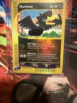 Pokemon Murkrow Skyridge Reverse Holo E-Reader Card 79/144 WOTC NM - Image 1