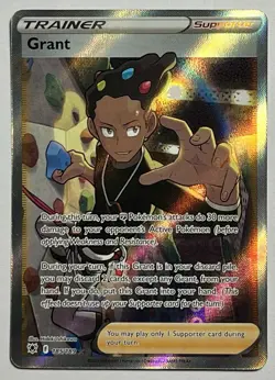 Grant 185/189 (NM) Full Art Sword & Shield: Lost Origin 2022 Pokemon Card - Image 1