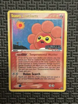 Pokemon Card TCG Sunny Castform 31/113 Delta Species Reverse Holo Stamped - Image 1