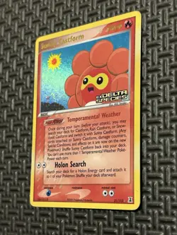 Pokemon Card TCG Sunny Castform 31/113 Delta Species Reverse Holo Stamped - Image 4