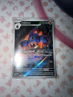 Pokemon TCG Boldore White Flare Holo Card 128/086 NM Condition - Image 1