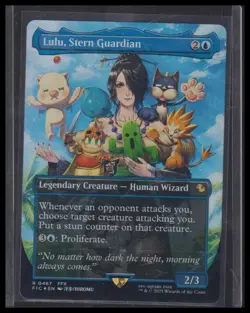 Lulu, Stern Guardian (Borderless) (Chocobo Track Foil) Commander: Final Fantasy - Image 1