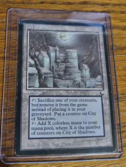 MTG City Of Shadows The Dark Heavy Played HP X1 Magic The Gathering - Image 1