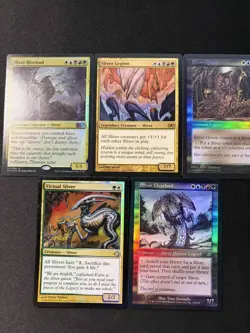 5 core Sliver *PROXIES* Sliver Hivelord, Legion, Queen, Overlord, Victual Sliver - Image 1