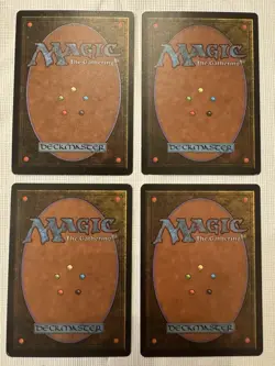 MTG - Revised - Bad Moon/Demonic Hordes/Royal Assassin/Sorceress Queen 4pack -LP - Image 2