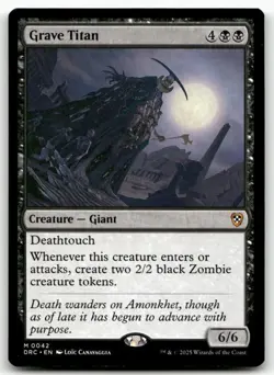 Grave Titan #42 MTG Aetherdrift NM X1 - Image 1