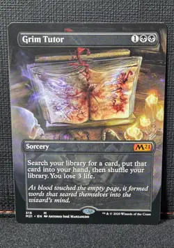 Grim Tutor (Alternate Art) Non-Foil - Core Set 2021 (M21) MTG - #315 NM - Image 1