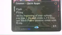 Bitterbloom Bearer Lorwyn Eclipsed Headliner Serialized 205 /500 Rainbow FOIL - Image 4