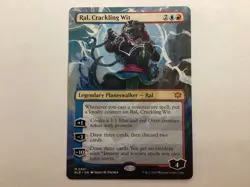 MTG Bloomburrow RAL, CRACKLING WIT Borderless NM (3111) Graded Power - Image 1