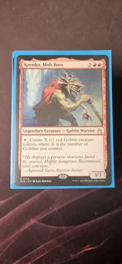 Krenko Mob Boss Deck Ready To Play Includes Deck Box - Image 1