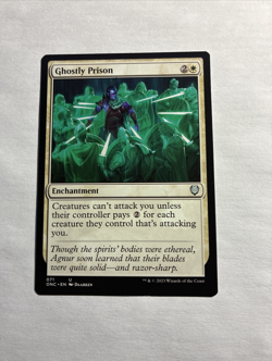 Ghostly Prison - Commander: Phyrexia: All Will Be One MTG Plus Bonus Rare!!! - Image 1