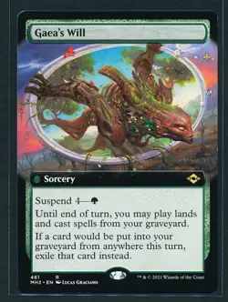 Gaea's Will - Extended Art - MTG Magic 2021 Modern Horizons 2 NM/M - Image 1