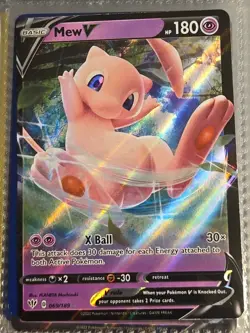Pokemon TCG Mew V Darkness Ablaze 069/189 Regular Ultra Rare - Image 2