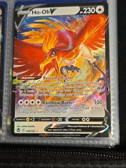 Pokemon TCG- Silver Tempest- Ho-Oh V 140/195 Holo Ultra Rare (NM/M) - Image 1