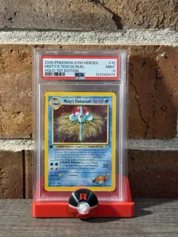Pokemon 2000 Misty’s Tentacruel #10 Holo Gym Heroes 1st Edition PSA 9 - Image 1