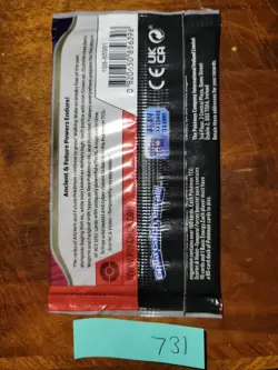 22.60g Temporal Forces Pokemon Booster Pack - Sealed #731 - Image 2