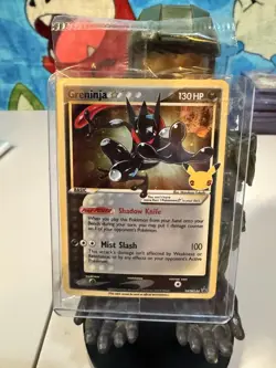 POKEMON SEALED GRENINJA GOLD STAR SWSH144 CELEBRATIONS STAMPED PROMO - Image 1