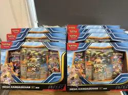LOT OF 7 - Pokemon TCG Mega Kangaskhan EX Box Mega Evolutions Destined Rivals - Image 1