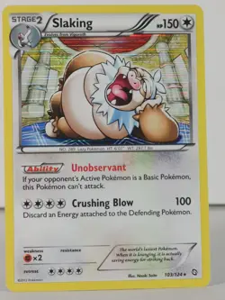 Slaking - BW Dragons Exalted - 103/124 - Pokemon TCG - Rare Holo - Image 3