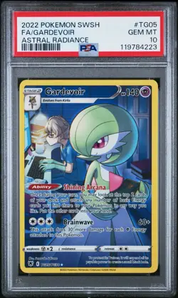 2022 POKEMON SWORD & SHIELD ASTRAL RADIANCE #TG05 FA/GARDEVOIR PSA 10 - Image 1