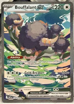Bouffalant ex Special Illustration Rare 170/086 SV: White Flare NM/M Pokemon TCG - Image 1