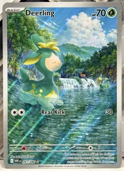 Deerling Illustration Rare 091/086 SV: White Flare NM/M 2025 Pokemon TCG - Image 1
