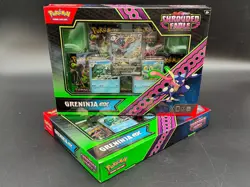 Lot of (2) Pokemon TCG Shrouded Fable Greninja Illustration Collection Boxes - Image 1