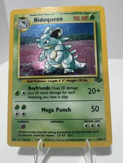 Pokemon Nidoqueen 7/64 WOTC Jungle Holo Rare Holo - Image 5