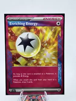 Enriching Energy 191/191 ACE SPEC rare Trainer Pokemon Surging Sparks SV8 NM - Image 1
