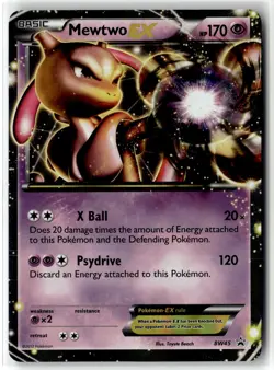 Mewtwo EX ⭐ BW45 Promo BW Black Star Promos 2011 Pokemon NM/LP - Image 1