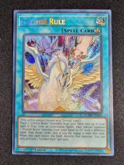 Yu-Gi-Oh! Golden Rule BLMR-EN035 1st Edition Secret Rare NM - Image 1