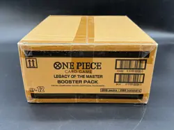 One Piece TCG OP-12 Legacy Of The Master Booster Box Case SEALED - Image 1