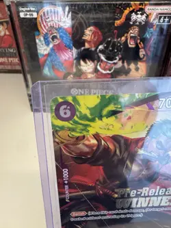 One Piece OP-06 Pre-Release Winner Promo #P-045 Roronoa Zoro - Image 2