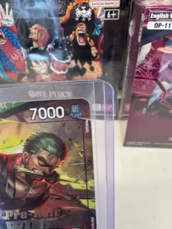One Piece OP-06 Pre-Release Winner Promo #P-045 Roronoa Zoro - Image 3