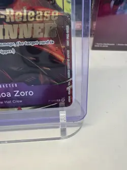 One Piece OP-06 Pre-Release Winner Promo #P-045 Roronoa Zoro - Image 4