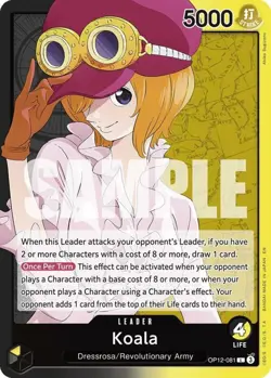 NM-Mint, English One Piece Koala (081) - OP12-081 - L Legacy of the Master (OP12 - Image 1