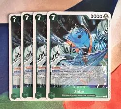 One Piece TCG Jinbe EB04-015 R Playset (x4 Cards) - Image 1