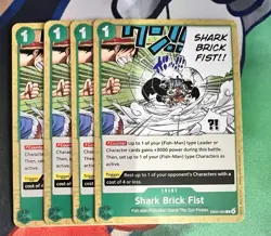 One Piece TCG Shark Brick Fist EB04-020 C Playset (x4 Cards) - Image 1