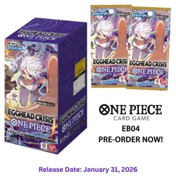 [Pre-Order] One Piece Card Game Japanese Egghead Crisis EB04 Booster Box Sealed！ - Image 1
