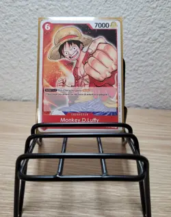 One Piece Card Game Monkey D Luffy P-001 EN SUPER PRE-RELEASE - Image 1
