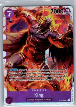 Pre Errata King OP01-096 Romance Dawn - One Piece Card - NM - Image 1