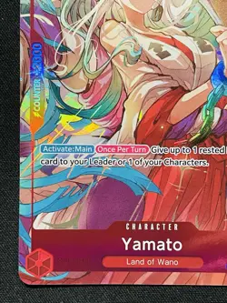 CARD ONE PIECE TCG - Yamato Promo card Alternate Art EB01-007 NEAR MINT English - Image 5