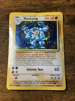 Machamp 8/102 Holo 1st Edition 8/102 Pokemon Card - Image 1