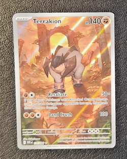 Terrakion Illustration Rare Card ( #135/086 SV: White Flare Pokemon TCG Holo ) - Image 1