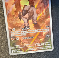 Terrakion Illustration Rare Card ( #135/086 SV: White Flare Pokemon TCG Holo ) - Image 3