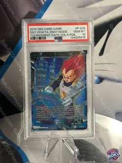 SSG Vegeta, Energy of the Gods Dragon Ball Super Card PSA 10 - Image 1